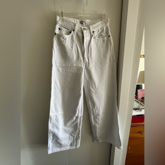 ReDone white wide leg jeans - Picture 5 of 6